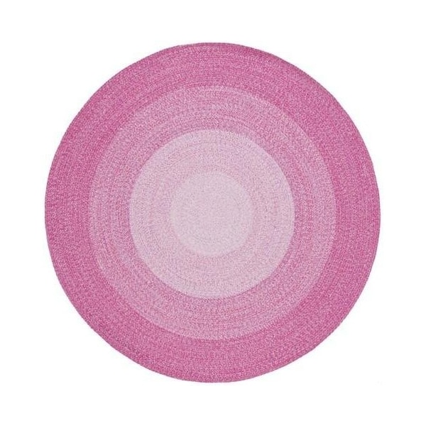 Safavieh 4 x 4 ft. Cape Cod Round Area Rug, Red & Pink CAP242Q-4R - main